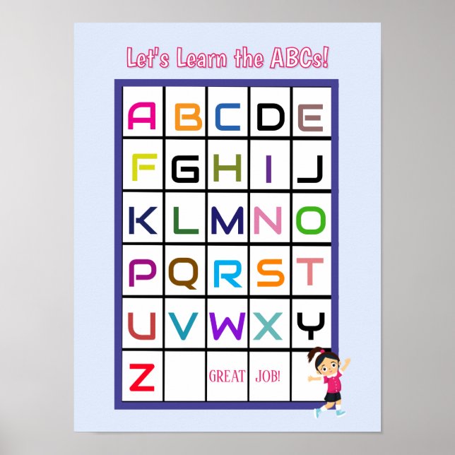 English ABC Poster (Front)