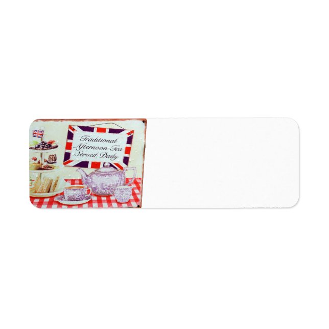 English Afternoon Tea Label (Front)