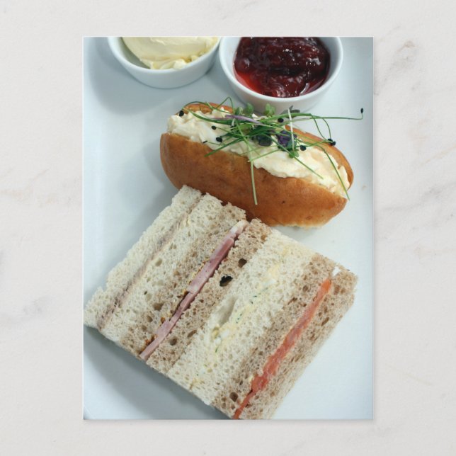 English afternoon tea postcard (Front)