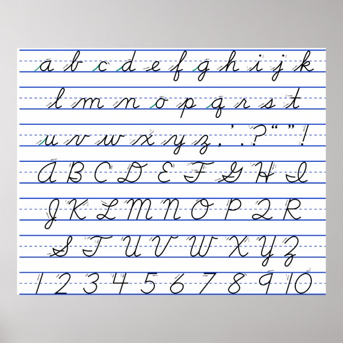 The English alphabet, both upper and lower case letters, written in D'...