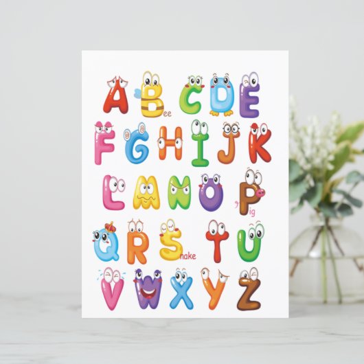 English Alphabet For Kids (Standing Front)