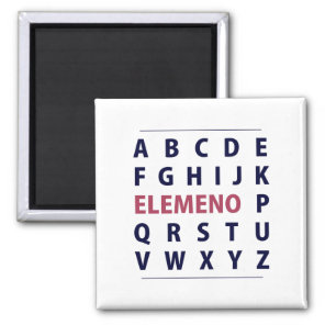 English Alphapbet ELEMENO Song Magnet