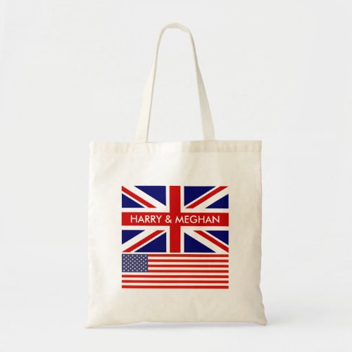 English American British Union Jack flag wedding Tote Bag