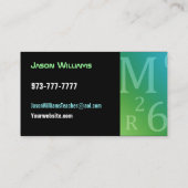 English and Math tutor Business Cards (Back)