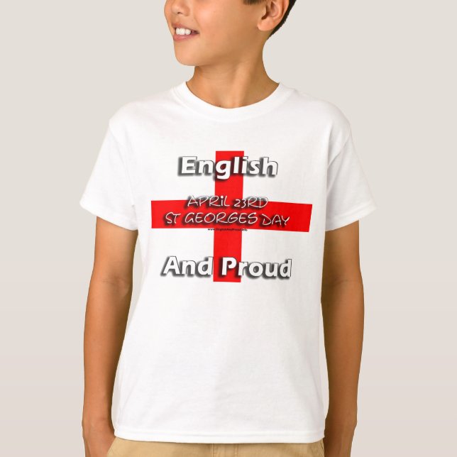 English and Proud - Kids T-Shirt (Front)