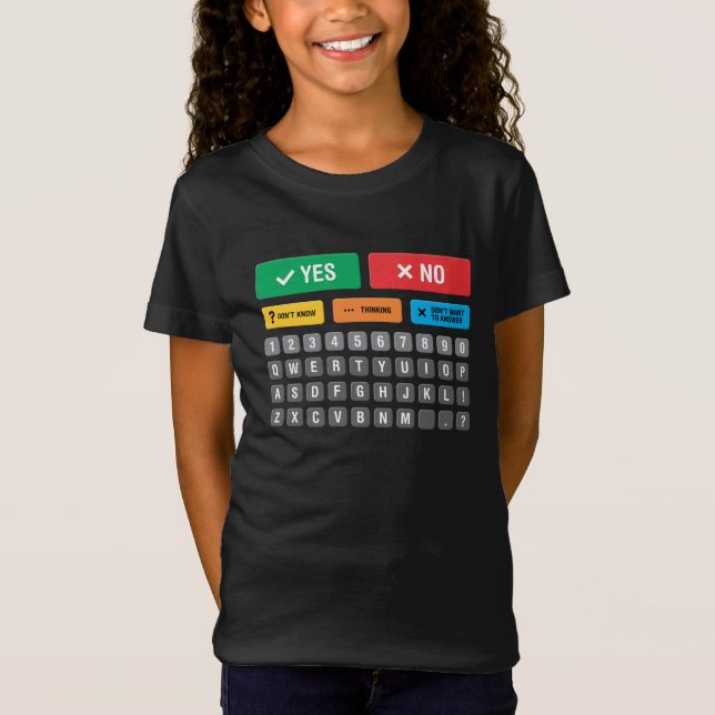 English Autism AAC Pointing Communication 05 T-Shirt (Front)