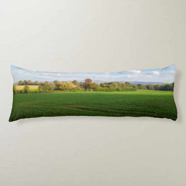 English Autumn Countryside - Personalized Body Pillow (Front)