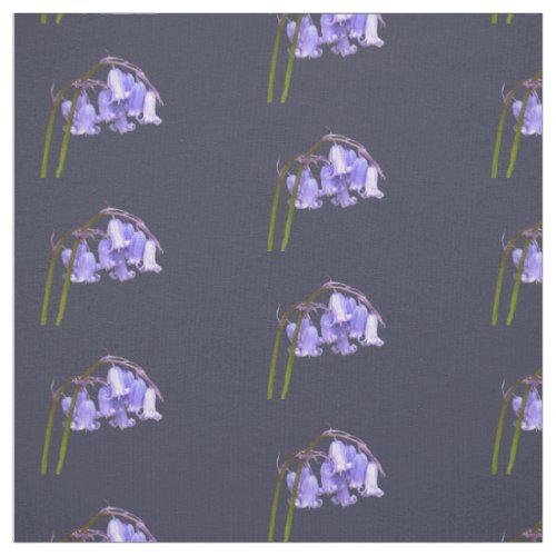 English Bluebell Flower Fabric