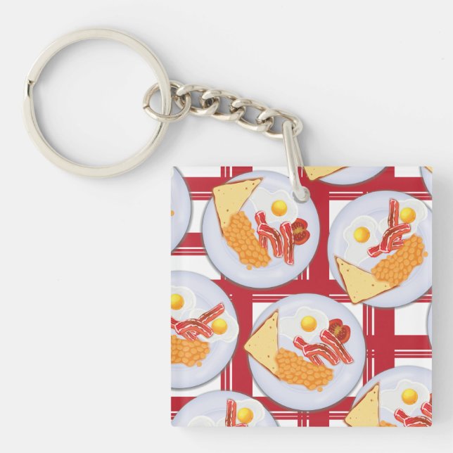 English Breakfast Keychain (Front)