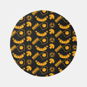 English Breakfast Pattern Outdoor Rug
