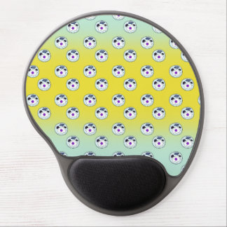 english breakfast yellow pattern mint ombre gel mouse pad