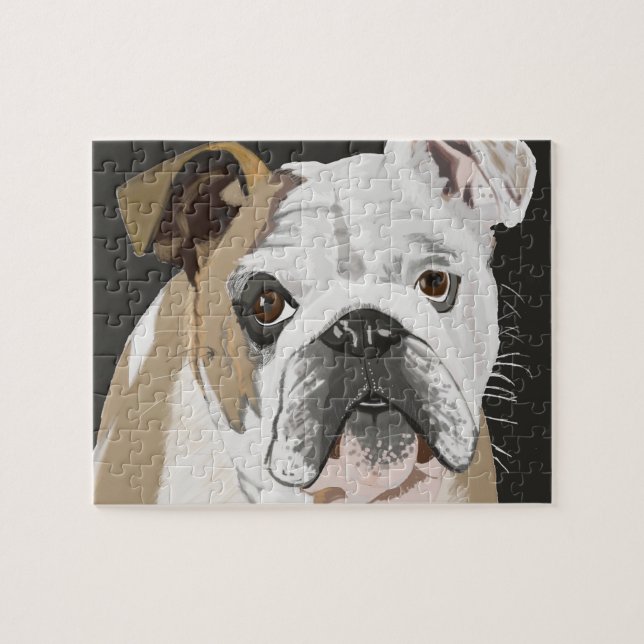English Bull Dog Jigsaw Puzzle (Horizontal)