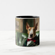 English Bull Terrier 2 tone coffee mug
