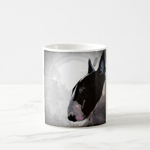 English Bull Terrier arty urban design MUG