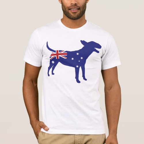 English Bull Terrier  Australian Flag Tee