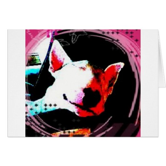 english bull terrier cards (Front Horizontal)