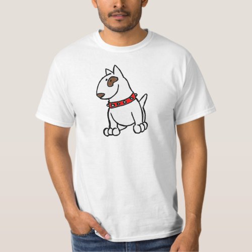 English Bull Terrier Cartoon T_Shirt