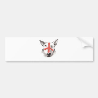English Bull Terrier England Bumper Sticker
