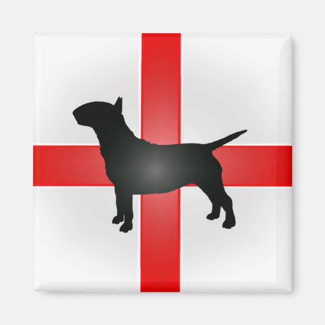 English Bull Terrier Fridge Magnet (Front)