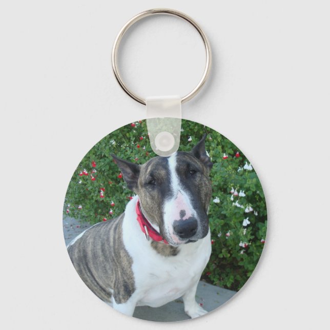 English Bull Terrier Keychain (Front)