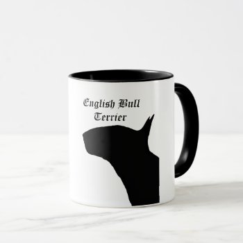 English Bull Terrier Mug by Keltwind at Zazzle