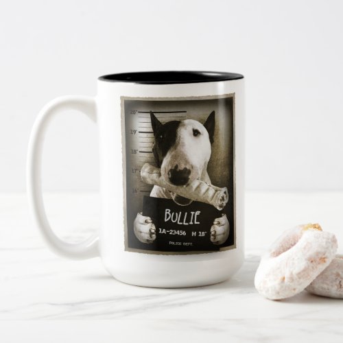 English Bull Terrier Mug Shot Coffee Mug