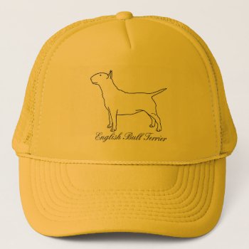 English Bull Terrier Truckers Hat by Keltwind at Zazzle