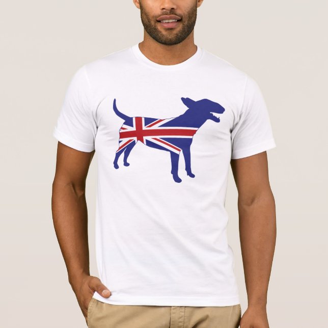 English Bull Terrier / Union Jack Tee (Front)
