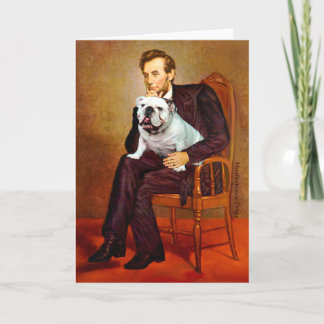 English Bulldog 9 - Lincoln Card