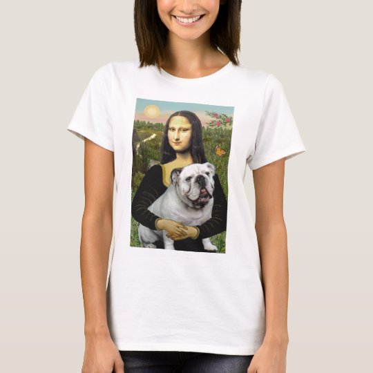 English Bulldog 9 - Mona Lisa T-Shirt