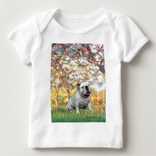 English Bulldog 9 - Spring Baby T-Shirt