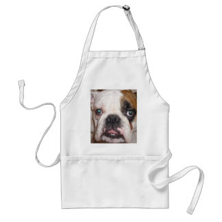 english bulldog adult apron