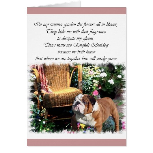 English Bulldog Art Gifts (Front)