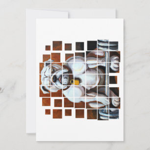 English Bulldog Barbell Workout Weightlifting Holiday Card