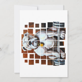 English Bulldog Barbell Workout Weightlifting Holiday Card