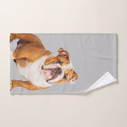 English Bulldog Bathroom Bath Towel Set Zazzle
