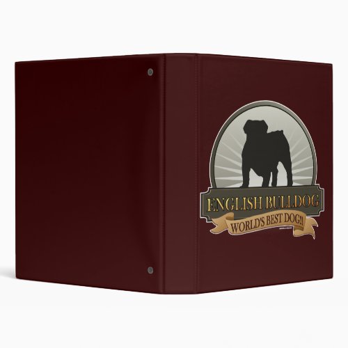 English Bulldog Binder