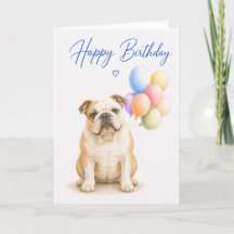English Bulldog Birthday
