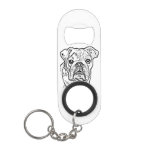 English Bulldog Bottle Opener Keychain at Zazzle