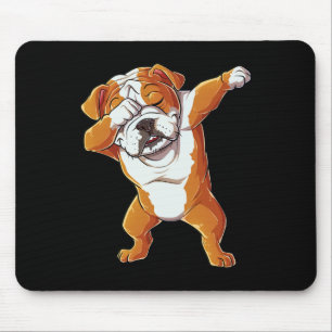 English Bulldog Boys Dab Dance Puppy Lover Mouse Pad