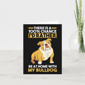 English Bulldog  Card