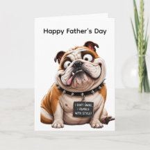ENGLISH BULLDOG CARTOON FUNNY