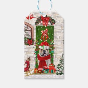 English Bulldog Christmas Gift Tags