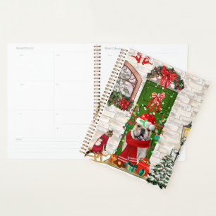 English Bulldog Christmas Planner