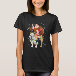 English Bulldog Christmas Santa Claus Woofmas Do T-Shirt