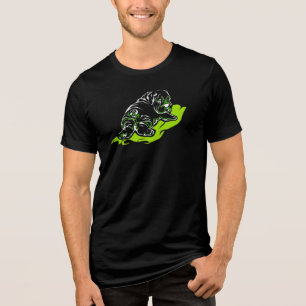 English Bulldog Cinine Pet Dog Owner Gift Tri-Blend Shirt