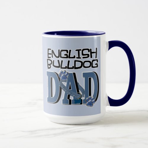 English Bulldog DAD Mug