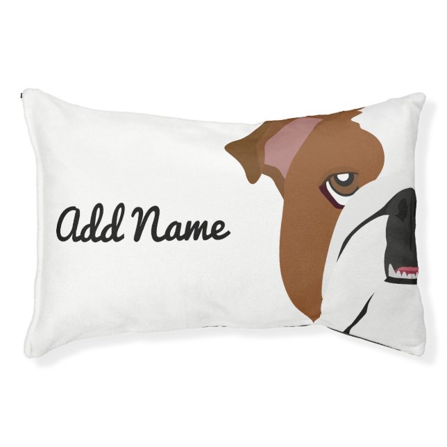 English Bulldog Dog Bed (Front)