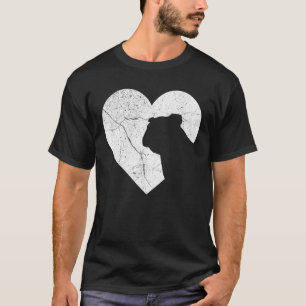 English Bulldog Dog Funny Heart Valentine's Day Do T-Shirt