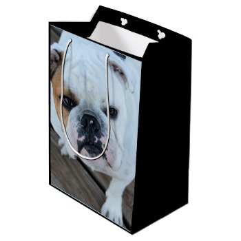 English Bulldog Dog Gift Bag by pdphoto at Zazzle